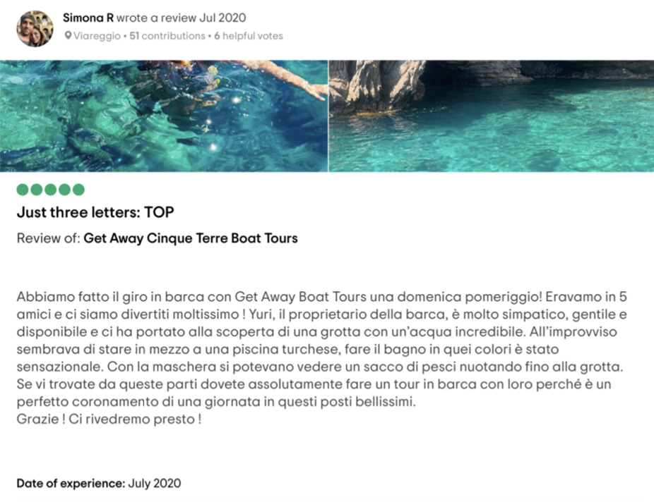 Tour in barca Cinque Terre Portovenere
